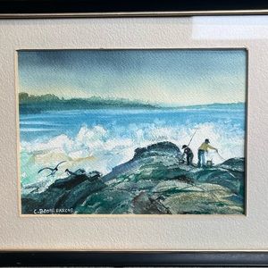 Beach Watercolor Painting